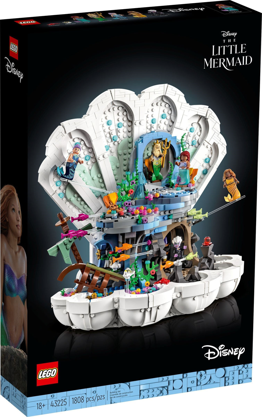 LEGO® Disney™ 43225 The Little Mermaid Royal Clamshell (1808 pieces)