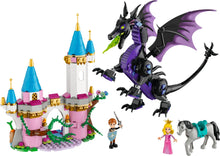 Load image into Gallery viewer, LEGO® Disney™ 43240 Maleficent&#39;s Dragon Form and Aurora&#39;s Castle (583 pieces)