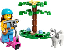 Load image into Gallery viewer, LEGO® CITY 30639 Dog Park and Scooter (84 pieces)