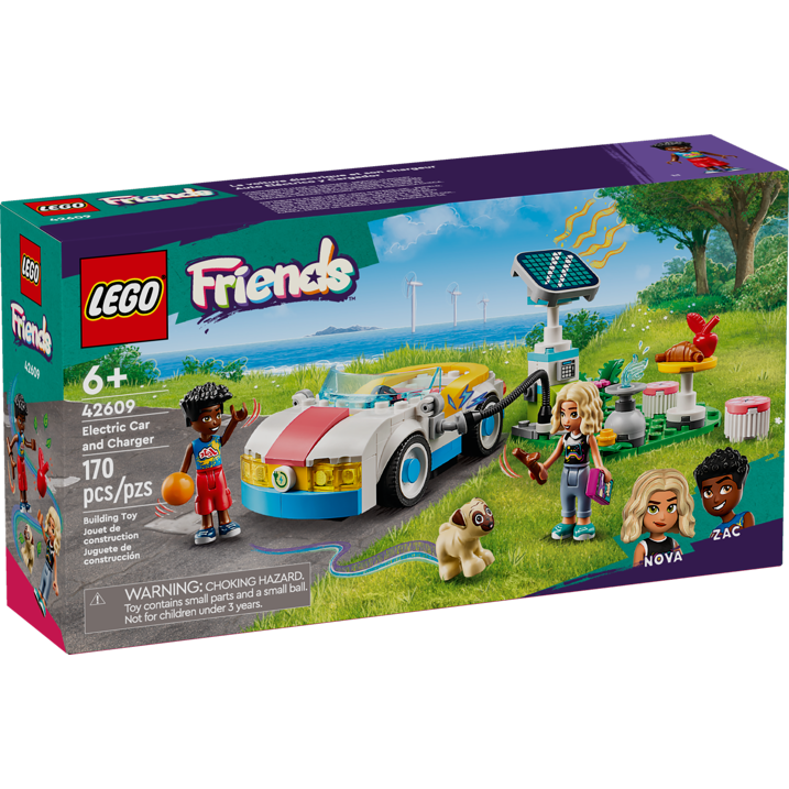 LEGO® Friends 42609 Electric Car and Charger (170 pieces)