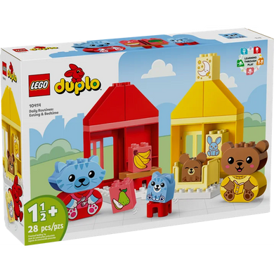 LEGO® DUPLO® 10414 Daily Routines: Eating & Bedtime (28 pieces)