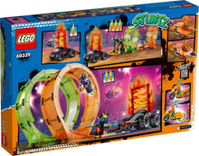 Load image into Gallery viewer, LEGO® CITY 60339 Double Loop Stunt Arena (598 pieces)