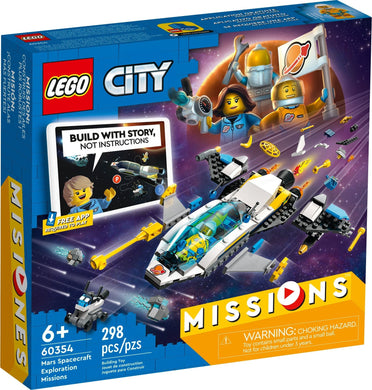 LEGO® CITY 60354 Mars Spacecraft Exploration Missions (298 pieces)