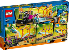 Load image into Gallery viewer, LEGO® CITY 60357 Stunt Truck and Ring of Fire Challenge (479 pieces)