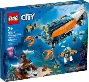 LEGO® CITY 60379 Deep-Sea Explorer Submarine (842 pieces)