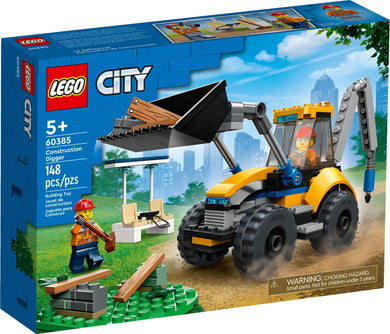 LEGO® CITY 60385 Construction Digger (148 pieces)