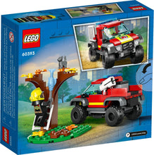Load image into Gallery viewer, LEGO® CITY 60393 4 x 4 Fire Rescue Truck (97 pieces)
