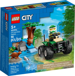 LEGO® CITY 60394 ATV and Otter Habitat (90 pieces)