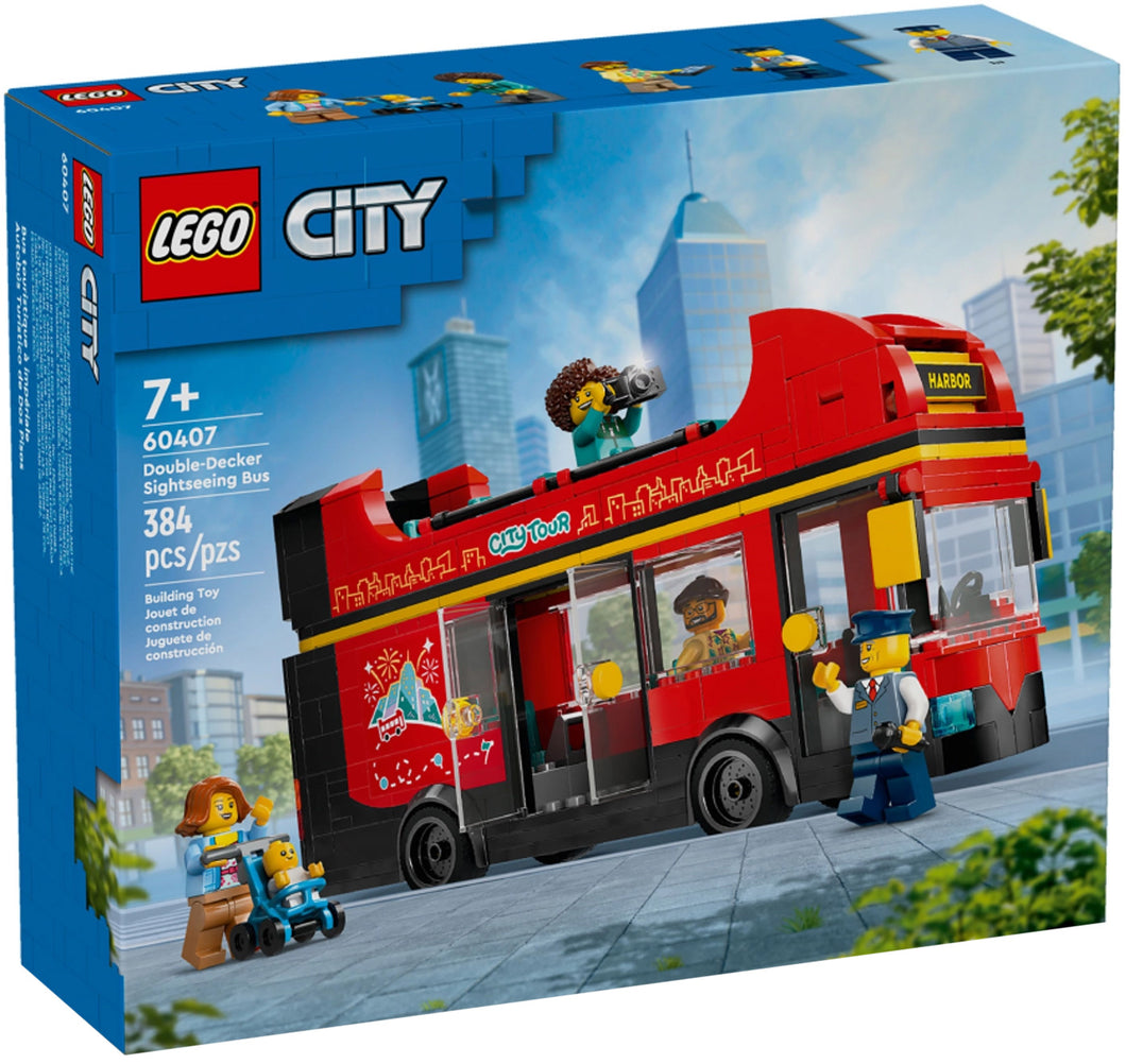 LEGO® CITY 60407 Double-Decker Sightseeing Bus (384 pieces)