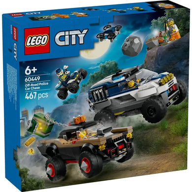 LEGO® CITY 60449 Off-Road Police Car Chase (467 pieces)