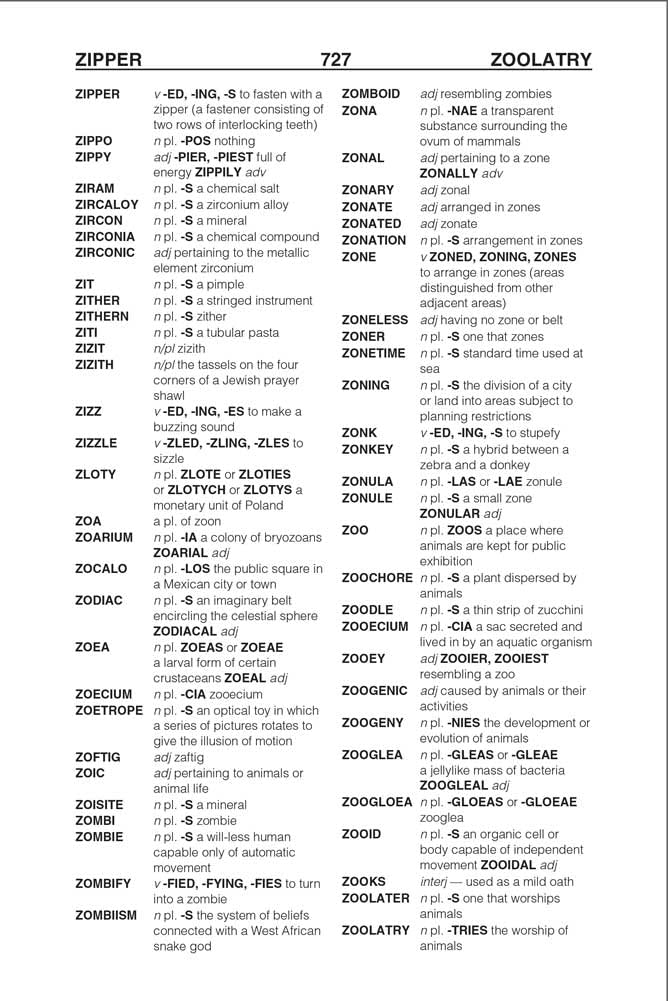 The Official SCRABBLE Players Dictionary – AESOP'S FABLE