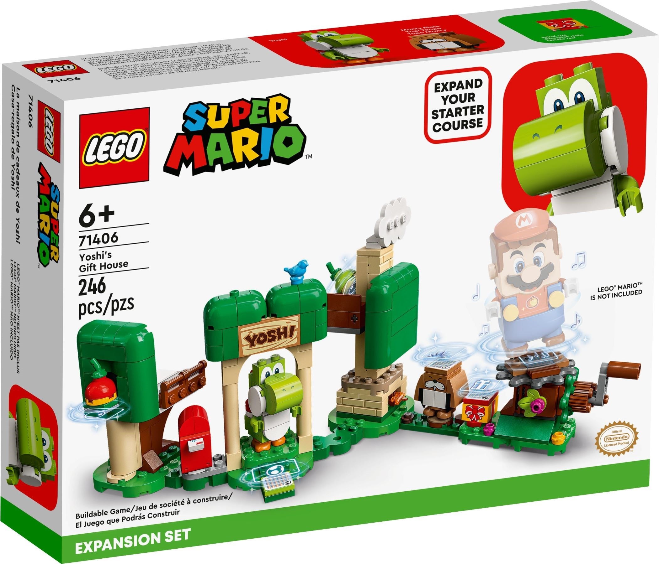 LEGO® Super Mario 71406 Yoshi's Gift House (246 pieces) Expansion