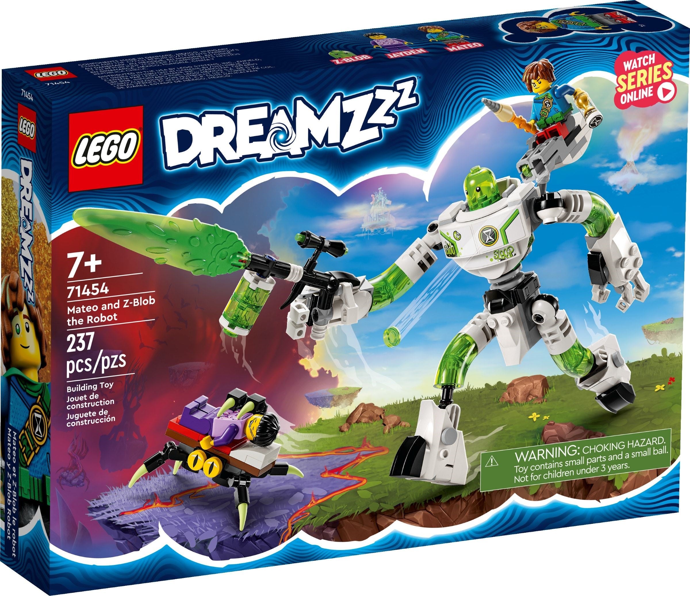 LEGO® DreamZzz™ 71454 Mateo amd Z=Bob the Robot (237 pieces