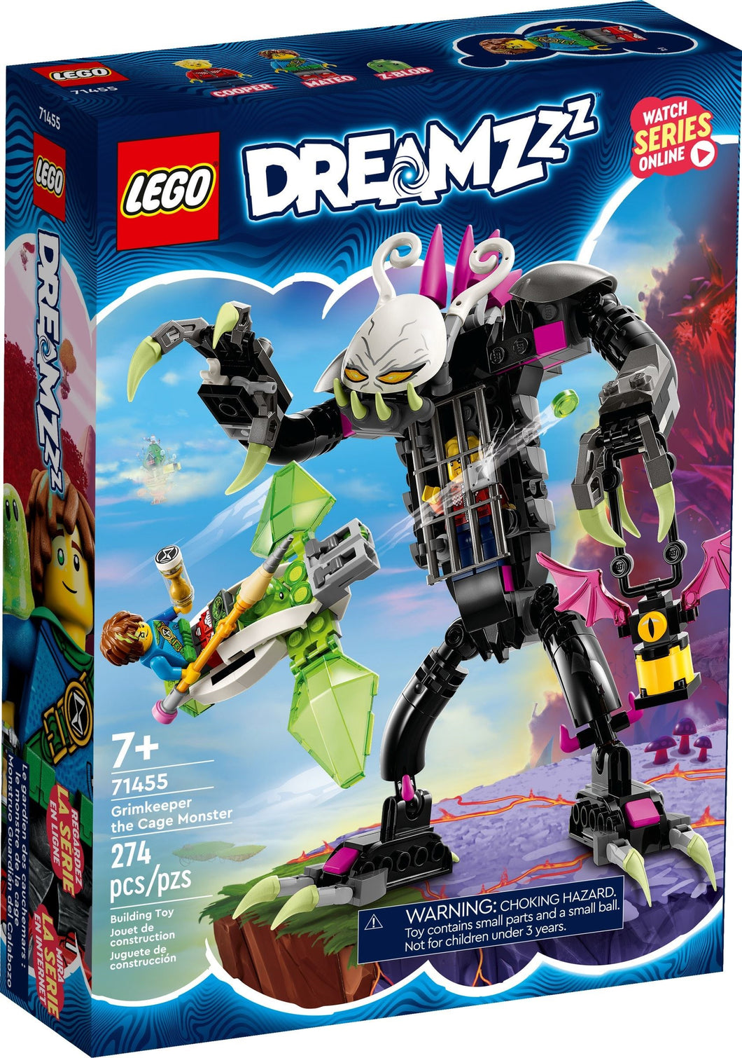 LEGO® DreamZzz™ 71455 Grimkeeper the Cage Monster (274 pieces)