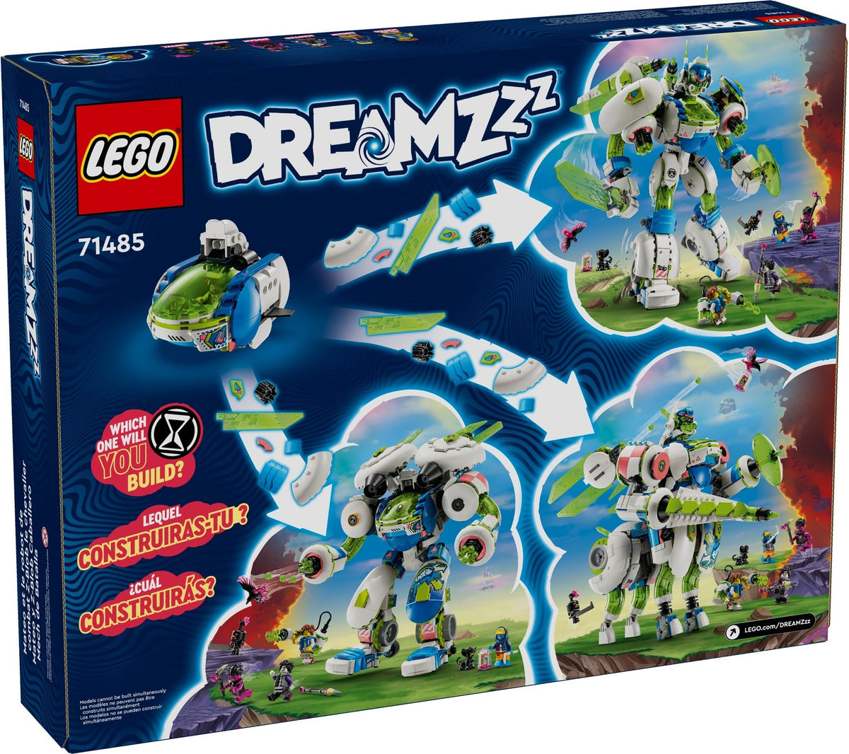LEGO® DreamZzz™ 71485 Mateo and Z-Blob the Knight Battle Mech (1333 pi ...