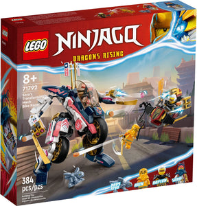 LEGO® Ninjago 71792 Sora's Transforming Mech Bike Racer (384 pieces)
