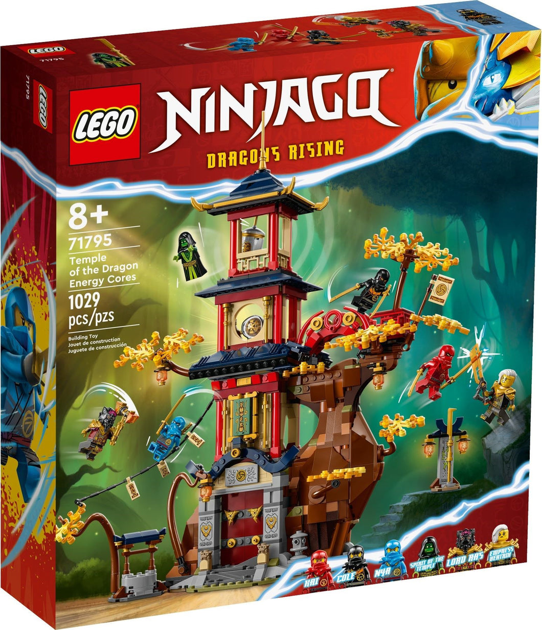 LEGO® Ninjago 71795 Temple of the Dragon Energy Cores (1029 pieces)