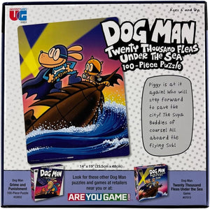 Dog Man 20,000 Fleas Under The Sea Puzzle (100 pieces)