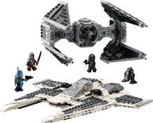 Load image into Gallery viewer, LEGO® Star Wars™ 75348 Mandalorian Fang Fighter vs TIE Interceptor (957 pieces)