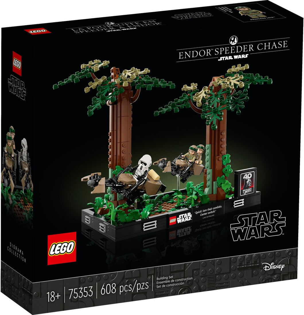 LEGO® Star Wars™ 75353 Endor's Speeder Chase Diorama (608 pieces)