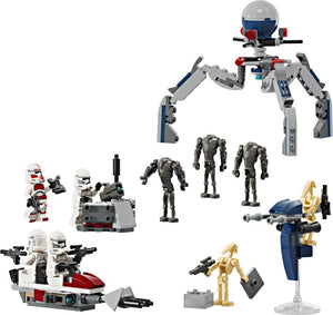 LEGO® Star Wars™ 75372 Clone Trooper™ & Battle Droid™ Battle Pack (215 pieces)