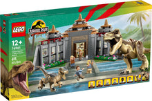 Load image into Gallery viewer, LEGO® Jurassic World 76961 Visitor Center: T. rex &amp; Raptor Attack (693 pieces)