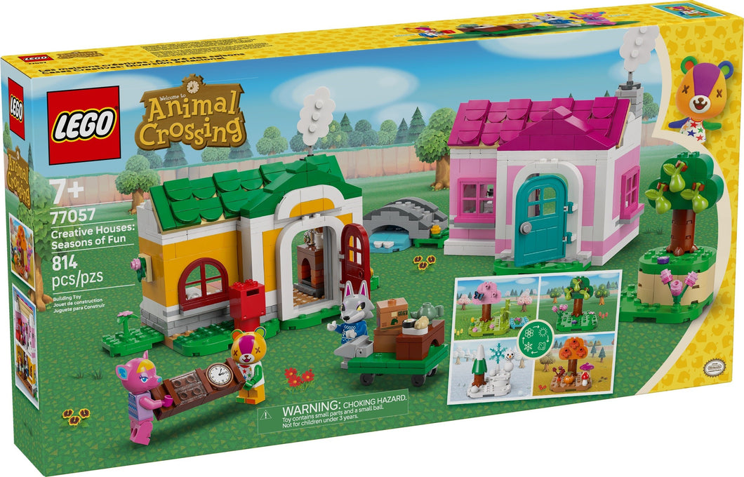 LEGO® Animal Crossing™ 77057 Creative Houses: Seasons of Fun (814 pieces)
