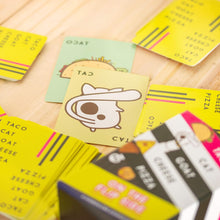 Load image into Gallery viewer, Taco Cat Goat Cheese Pizza On the Flip Side Card Game