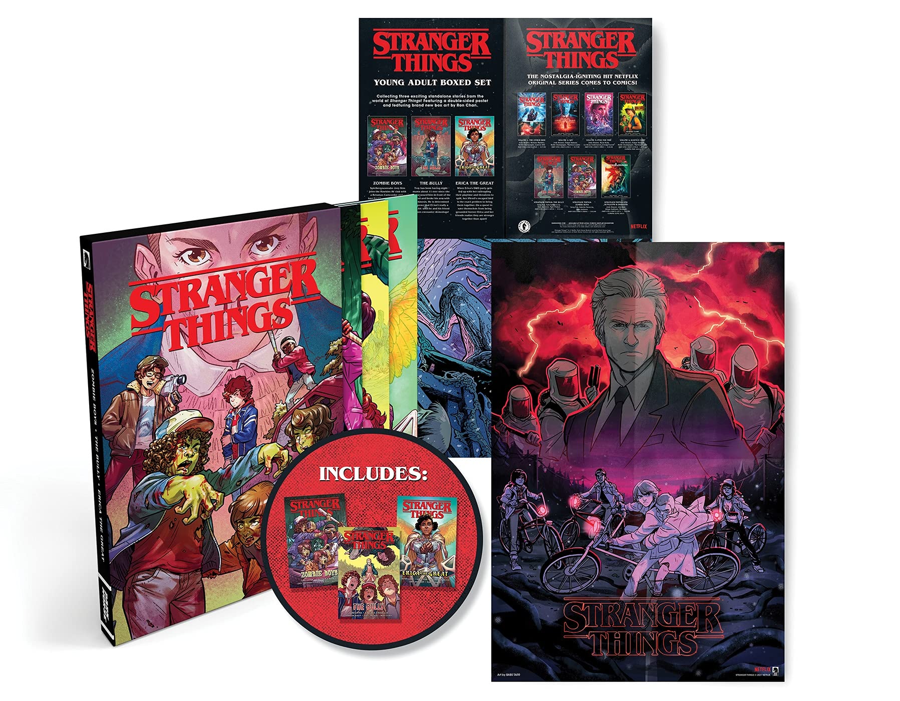 Stranger Things Graphic Novel Boxed Set (Zombie Boys, The Bully