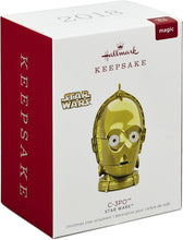 Load image into Gallery viewer, Hallmark 2018 C-3PO Ornament