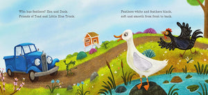 Little Blue Truck Feeling Happy (A Touch-and-Feel Book)