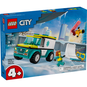 LEGO® CITY 60403 Emergency Ambulance (79 pieces)