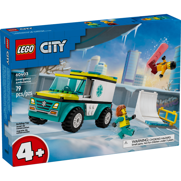 LEGO® CITY 60403 Emergency Ambulance (79 pieces)