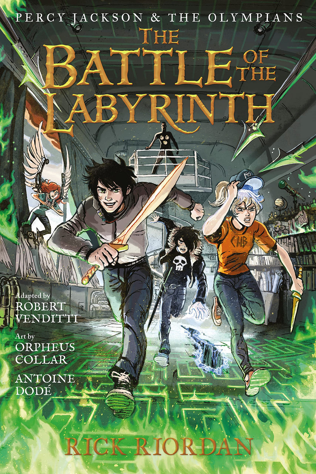 The Battle of the Labyrith: The Graphic Novel (Percy Jackson & the Olympians, Book 4)