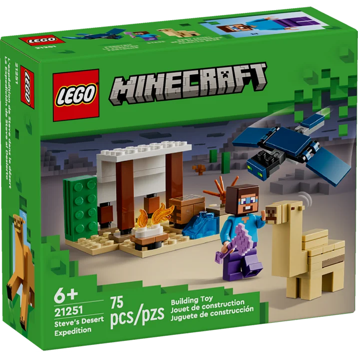 LEGO® Minecraft 21251 Steve's Desert Expedition (75 pieces)