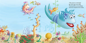 The Pout-Pout Fish Cleans Up the Ocean (Board Book)