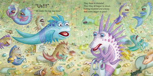 The Pout-Pout Fish Cleans Up the Ocean (Board Book)