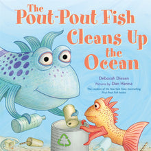 Load image into Gallery viewer, The Pout-Pout Fish Cleans Up the Ocean (Board Book)