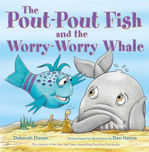 Load image into Gallery viewer, The Pout-Pout Fish and the Worry-Worry Whale (Board Book)