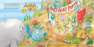 The Pout-Pout Fish and the Worry-Worry Whale (Board Book)