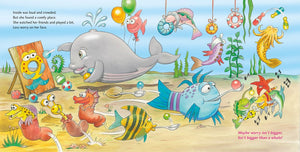 The Pout-Pout Fish and the Worry-Worry Whale (Board Book)