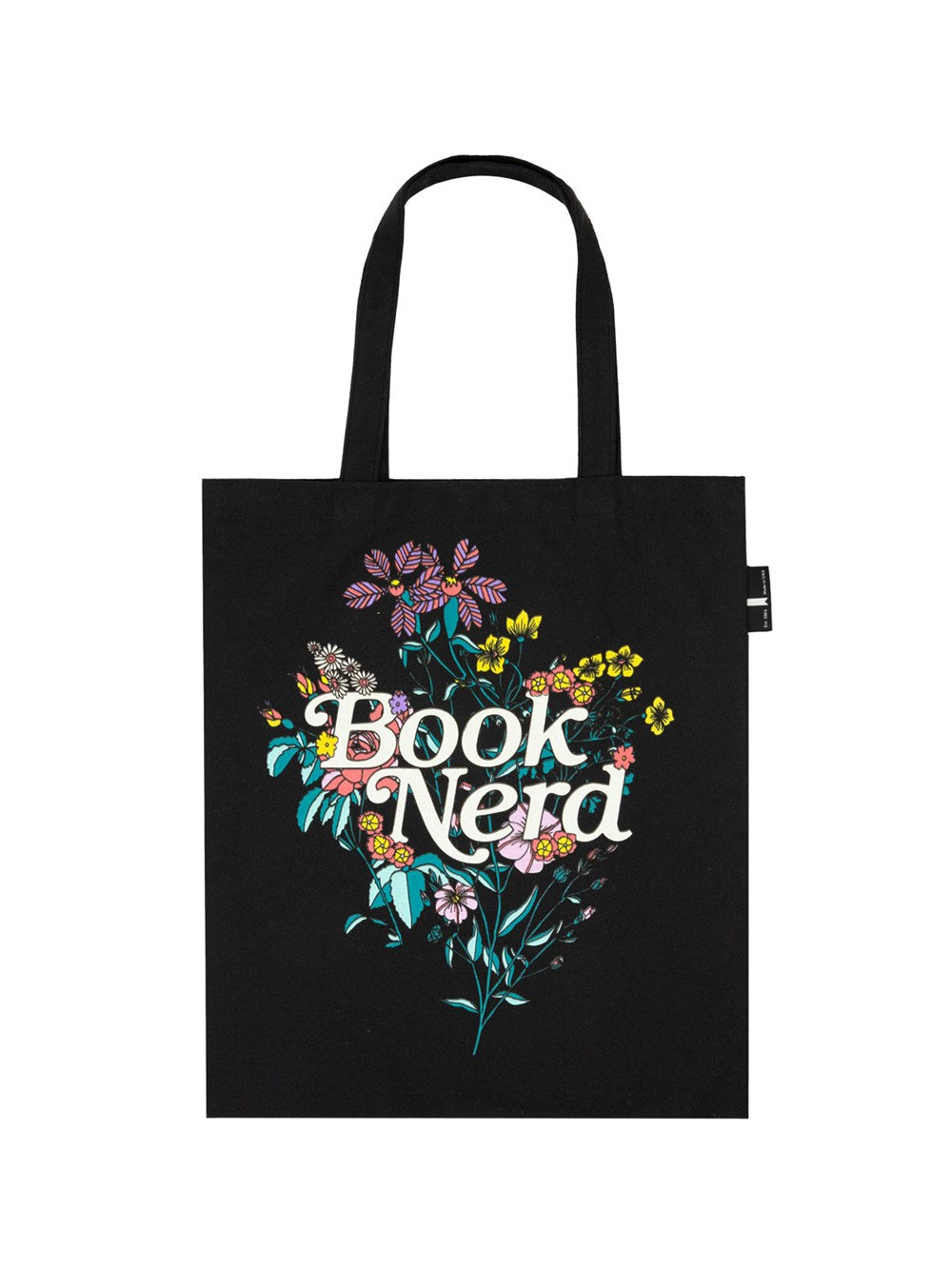 Book Nerd Floral Tote Bag
