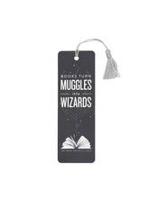 Load image into Gallery viewer, Books Turn Muggles into Wizards Bookmark