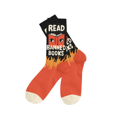 Read Banned Books Socks (Adult)