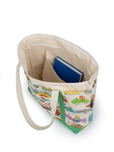 Load image into Gallery viewer, Cars and Trucks and Things That Go Zippered Boat Tote