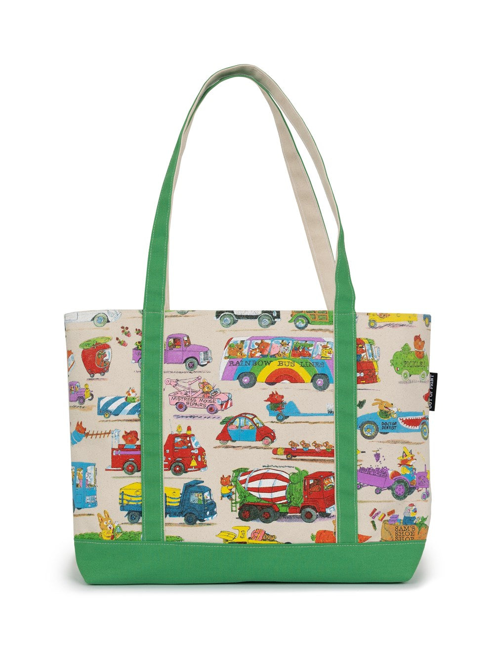 Cars and Trucks and Things That Go Zippered Boat Tote