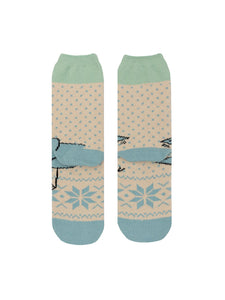 Don't Let the Pigeon Drive the Sleigh Cozy Socks (Adult)