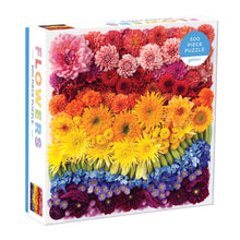 Load image into Gallery viewer, Rainbow Summer Flowers Puzzle (500 pieces)