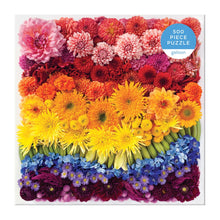 Load image into Gallery viewer, Rainbow Summer Flowers Puzzle (500 pieces)