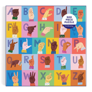American Sign Language Alphabet Puzzle (500 pieces)